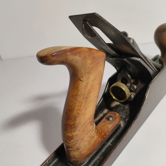 Vintage Stanley Bedrock 605 Plane Corrugated Sole Patent D Apr 2 1910 Rare - Picture 4 of 16